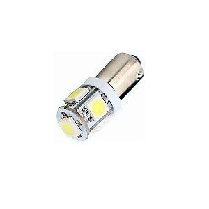 Lampada 12v 5led 5050 Smd Br(ba9s)unit