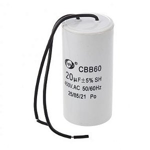 Capacitor Partida 20mfx400vac Cbb60 2f 75x40-f2770now