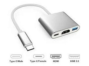 Conversor(g)tipo C X Hdmi-f+usb-a-f 3.0 F37245