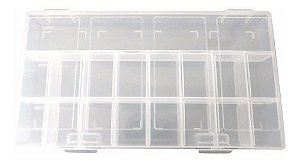 Organizador(g)plast Cristal 17div 119- 34x20x5cm