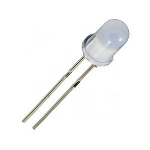 Diodo Led 5mm Difuso Branco