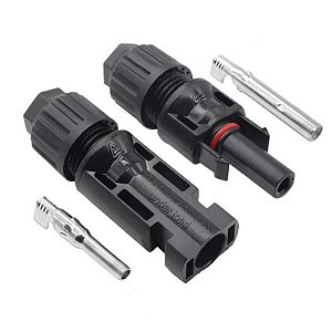 Conector Solar 30a(macho+femea)mc4(vm5-fusivel)