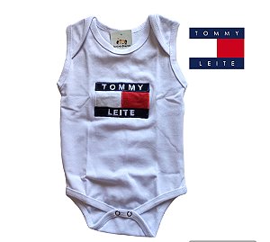 Body Bebê Tommy Leite Unissex Menino Menina