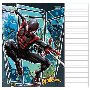 Caderno Brochura 80fls Capa Dura Spider Man 2022 Tilibra - Capa 4