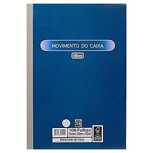 Bloco Talão Movimento de Caixa Grande 100fls Tilibra Controle