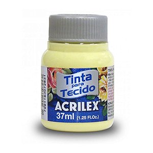 Tinta para Tecido 37ml Amarelo Bebê - Acrilex