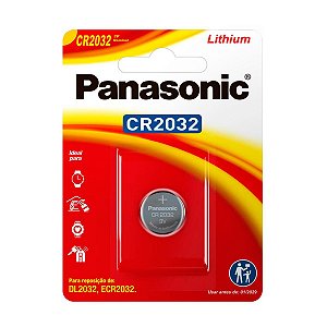 Bateria CR2032 Lítio 3V Botão Panasonic