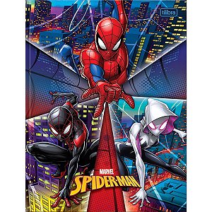 Caderno Brochura 80fls Capa Dura Spider Man 2023  Capa 3 Tilibra