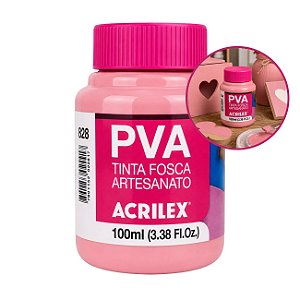 Tinta Fosca para Artesanato PVA 100ml Rosa Antigo Acrilex