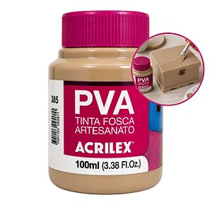 Tinta Fosca p/ Artes PVA 100ml Capuccino - Acrilex