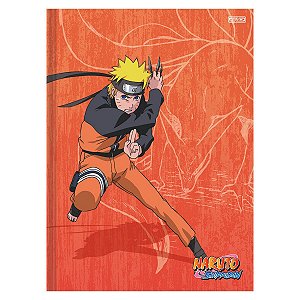 Caderno Brochura 80fls Capa Dura Naruto Uzumaki 2023 São Domingos