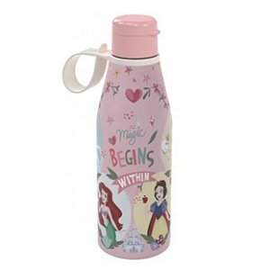 Copo Plástico Abre Fácil 530ml Princesas Plasútil Infantil