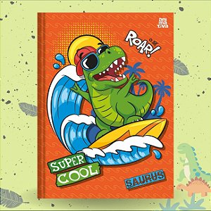 Caderno Brochura 80fls Capa Dura Saurus 2025 São Domingos CP4