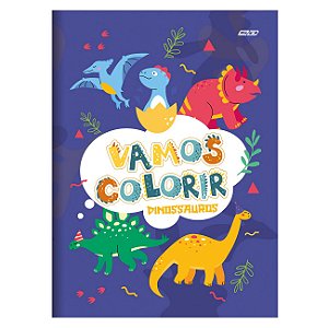 Livro para Colorir 16 Folhas Dinossauro São Domingos