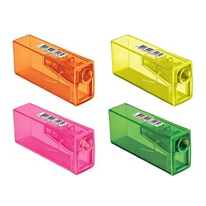 Apontador c/depósito Neon (Unidade) Cores Faber Castell