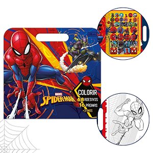 Álbum Livro para Colorir Maleta Spider Man Tilibra