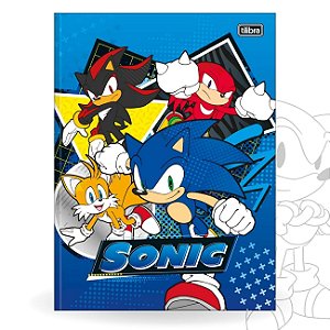 Caderno Brochura 80 folhas Capa Dura Sonic 2025 Tilibra CP1