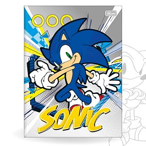 Caderno Brochura 80 folhas Capa Dura Sonic 2025 Tilibra CP3