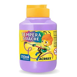 Tinta Tempera Guache 250ml Lilás - Acrilex
