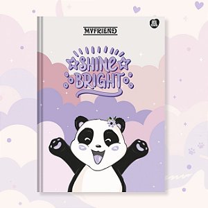 Caderno Brochura 80fls Capa Dura Panda My Friend 2026 São Domingos / Animativa