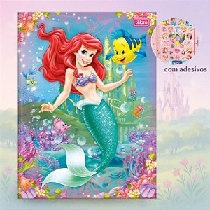 Caderno Brochura 80fls Capa Dura Princesas Disney 2026 Tilibra