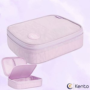 Estojo Escolar Box Happy Lilás Pastel - Tilibra