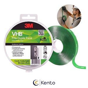 Fita VHB Dupla Face de Adesivo Transferível 4910 19mm x 5m 3M