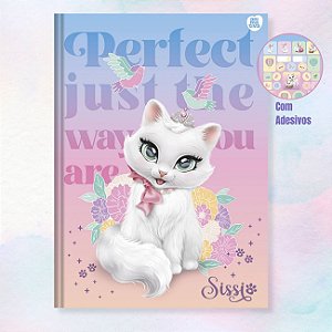 Caderno Brochura 80fls Capa Dura COM PAUTA Sissi 2026 Animativa São Domingos