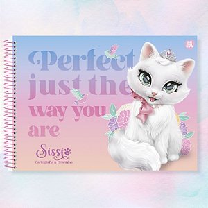 Caderno de Desenho 80fls Capa Dura Sissi 2026 São Domingos Animativa