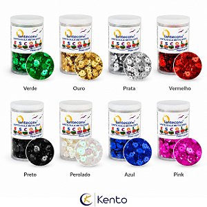Lantejoula Pote 3g Diversas Cores 6mm uso Escolar Lantecor