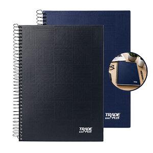 Agenda Profissional 2027 Espiral Grande Trade Plus Diária Folha Inteira Capa Dura 196 Folhas Executiva para Escritórios