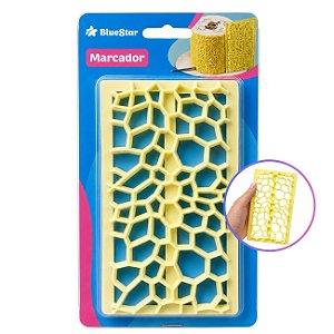 Marcador para Massa Tronco BlueStar Textura Profissional para Confeitaria e Artesanato