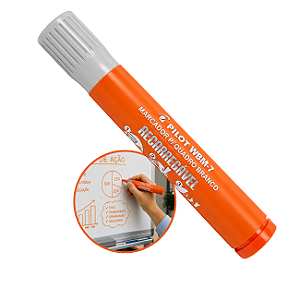 Caneta Marcador Quadro Branco Laranja WBM-7 Recarregável Pilot Office
