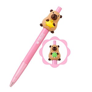 Lapiseira 0.7mm Tilibra CapyClub Capivara Decorada Cores Sortidas