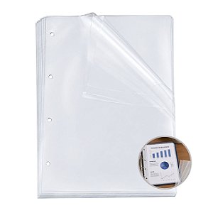 Envelope Plástico Ofício 4 Furos Médio 0,12 (Unidade) - ACP