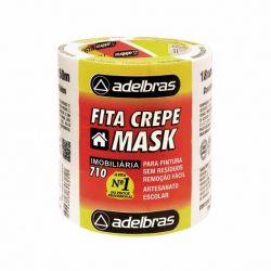 Fita Crepe 18mmx50m Pct c/6 - Adelbras