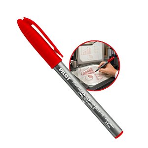 Caneta Marcador para Retro Projetor Vermelho 2.0mm - Pilot