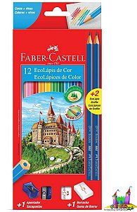 Lápis de Cor - 12 Cores KIT - Faber Castell