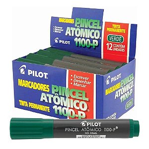 Pincel Atômico 1100-P Verde Cx c/12 un - Pilot