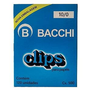 Clips Galvanizado Bacchi 10/0 500g - Bacchi