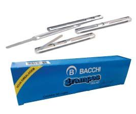 Grampo Trilho Metal Pct c/50 - Bacchi