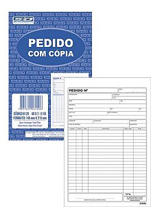 Pedido c/ Cópia 139x209mm Preto 1/18 Cód. 6120 - São Domingos