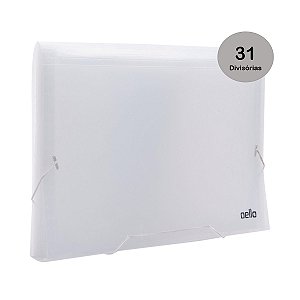 Pasta Sanfonada A4 31DV Cristal - Dello