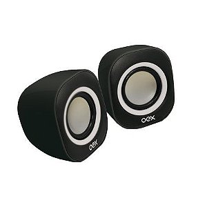 Caixa de Som Speaker SK100 Preto/Branco - Oex