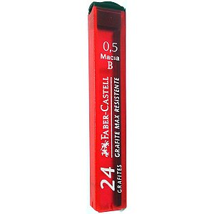 Grafite p/ Lapiseira 0.5mm B – Faber-Castell