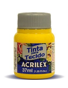 Tinta para Tecido 37ml Amarelo Ouro - Acrilex