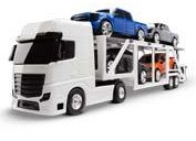 Caminhão Top Truck Cegonha Com Carrinhos App Jogo - Bs Toys