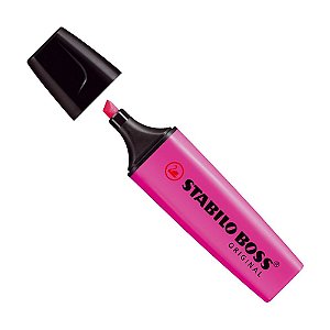 Caneta Marca Texto Boss Rosa Escuro - Stabilo