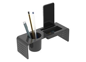 Organizador de Mesa Multi Prime Preto - Waleu