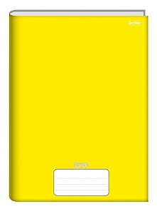 Caderno Brochurão 96fls Stiff Capa Dura Amarelo - Jandaia